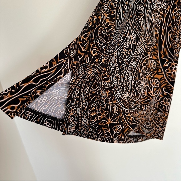 Susan Graver Liquid Knit Pull-on Wide Leg Capri Crop Pants Size 3X - Picture 6 of 12